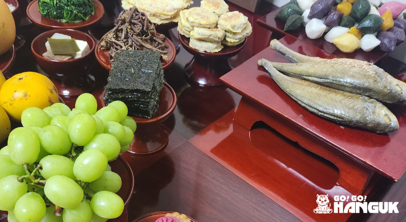 Cibo tradizionale del Chuseok, una delle feste nazionali in Corea