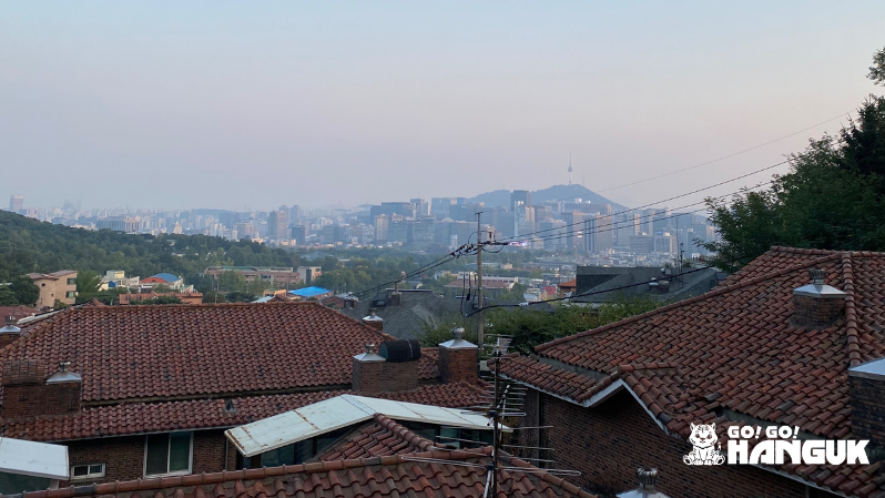 vista dal quartiere di Buam-Dong a Seoul