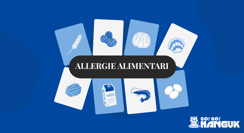Infografica sulle allergie alimentari in Corea