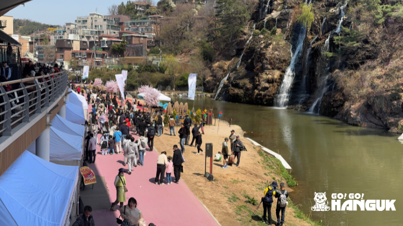 folk i en park
volontärarbete i korea