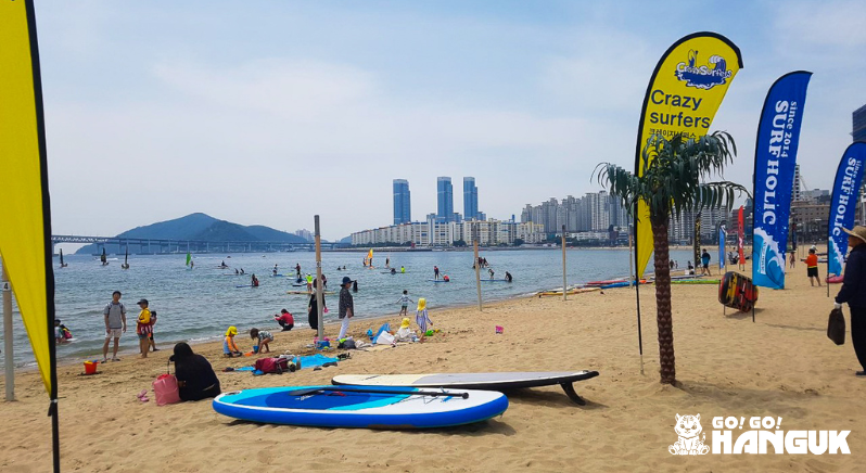 Surfboards on the beach
